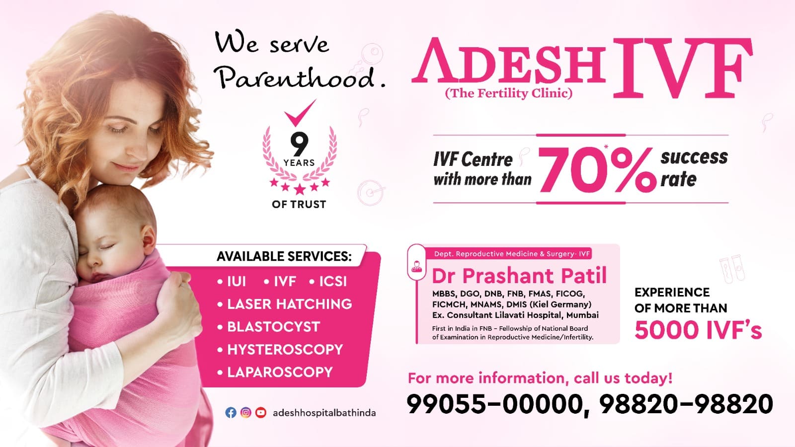 Adesh IVF – Bringing Dreams of Parenthood to Life
