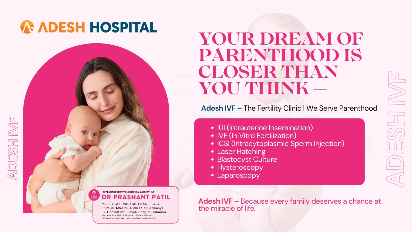 Your Dream of Parenthood is Closer Than You Think — Adesh IVF